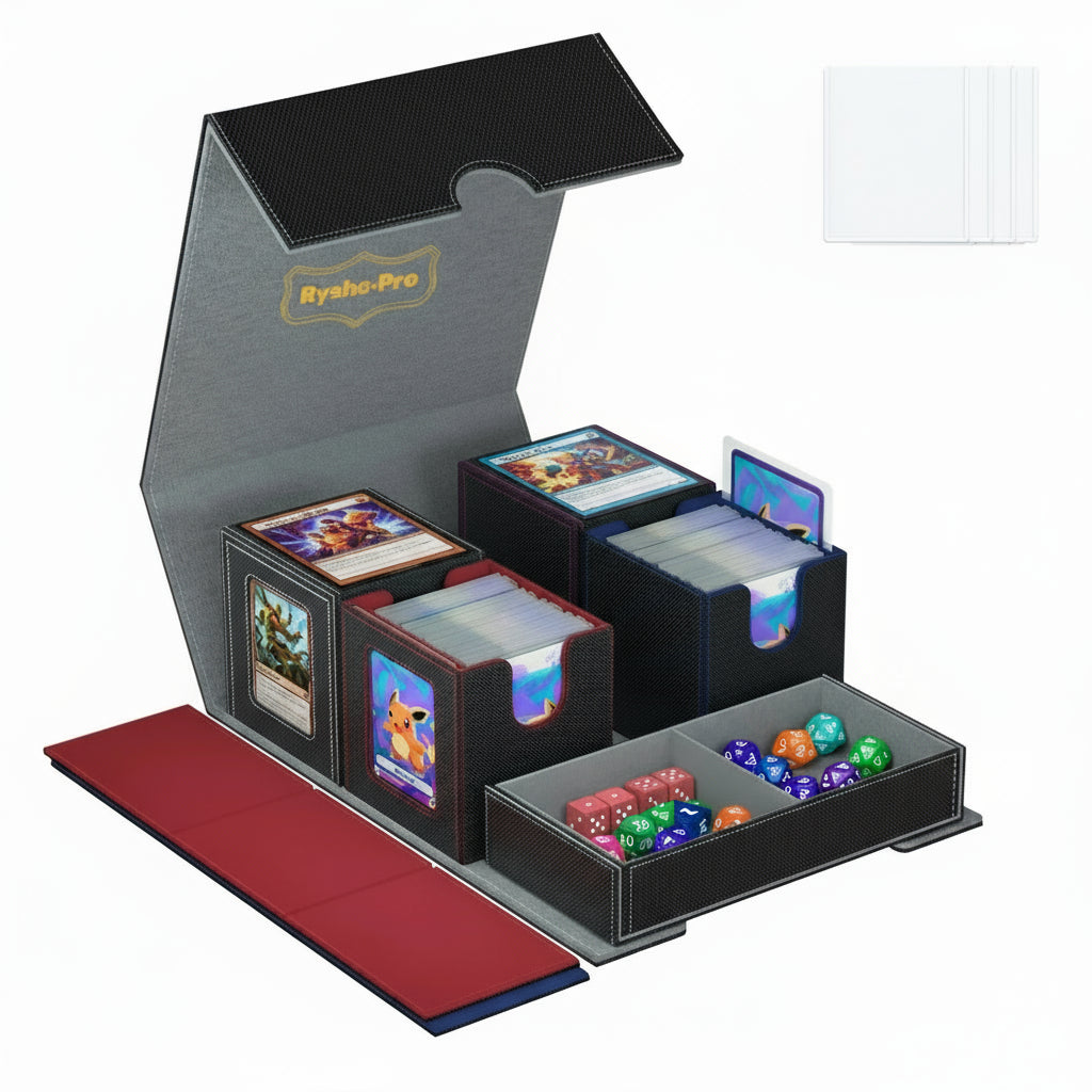 Premium Magnetic Faux Leather Deck Boxes