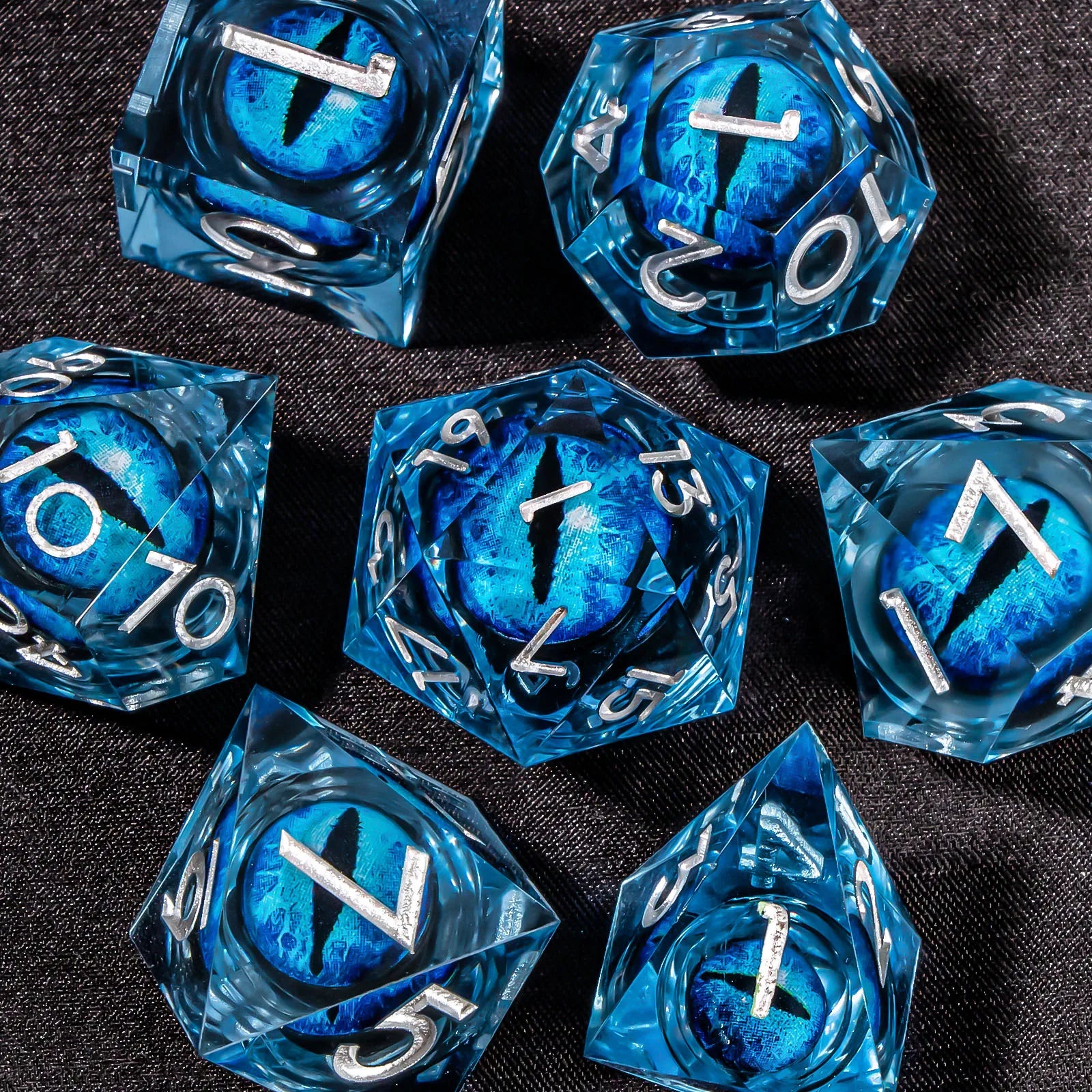 Dragon's Eye – 7-Piece Liquid Core Dice Sets