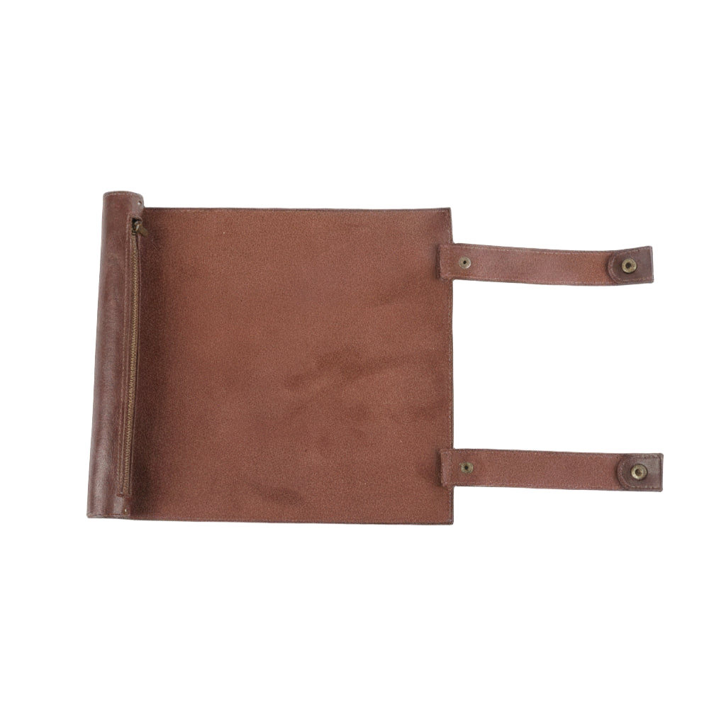 Foldable Faux Leather Dice Rolling Mat with Zipper Storage Bag