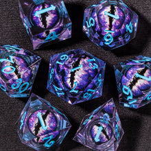 Purple Dragon Eye Dice Liquid Core Resin