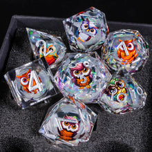 Cute Owl Dice Set