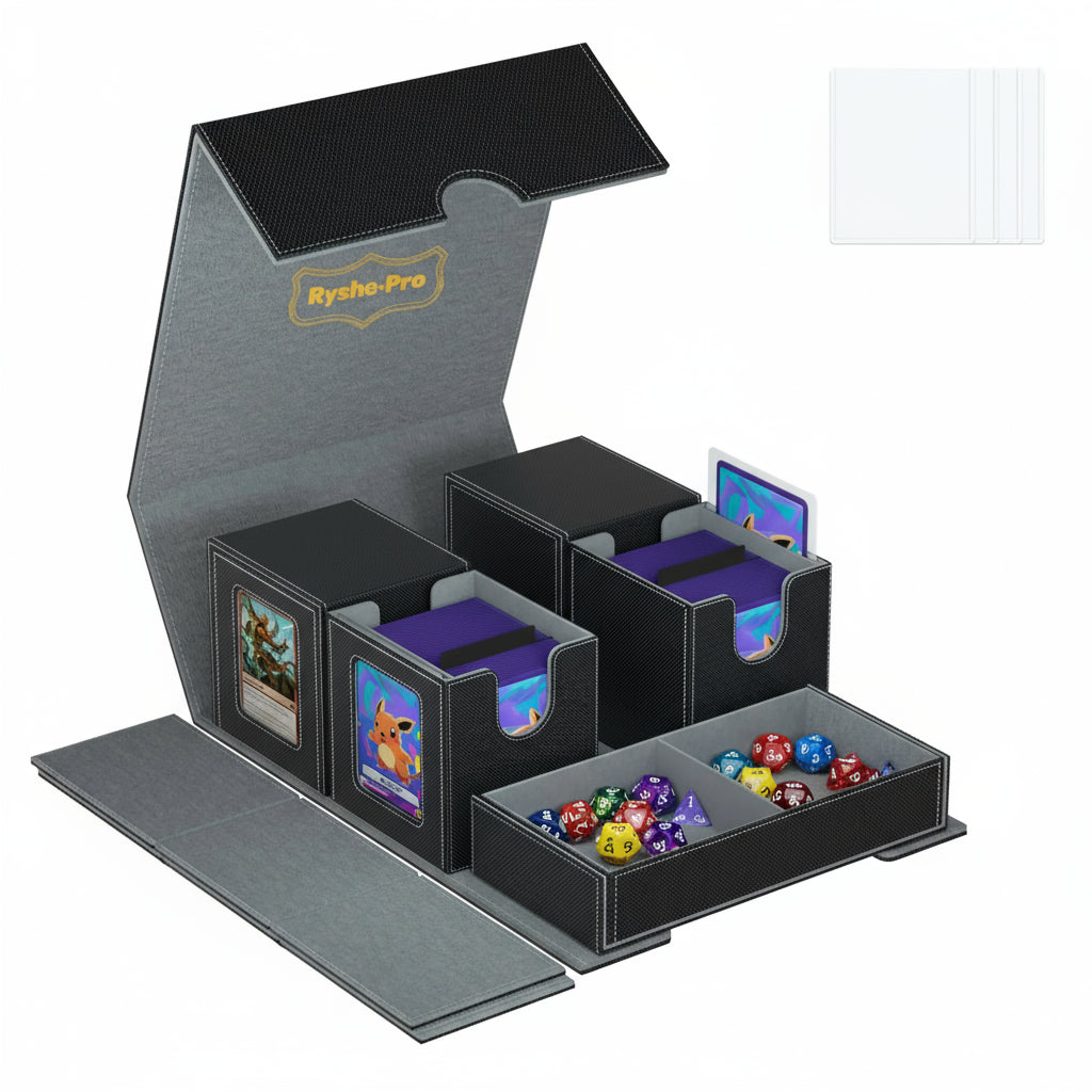 Premium Magnetic Faux Leather Deck Boxes