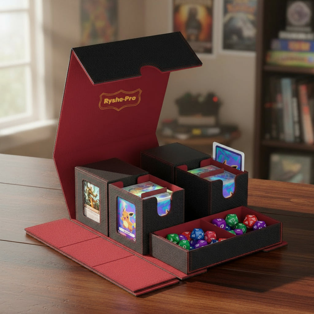 Premium Magnetic Faux Leather Deck Boxes