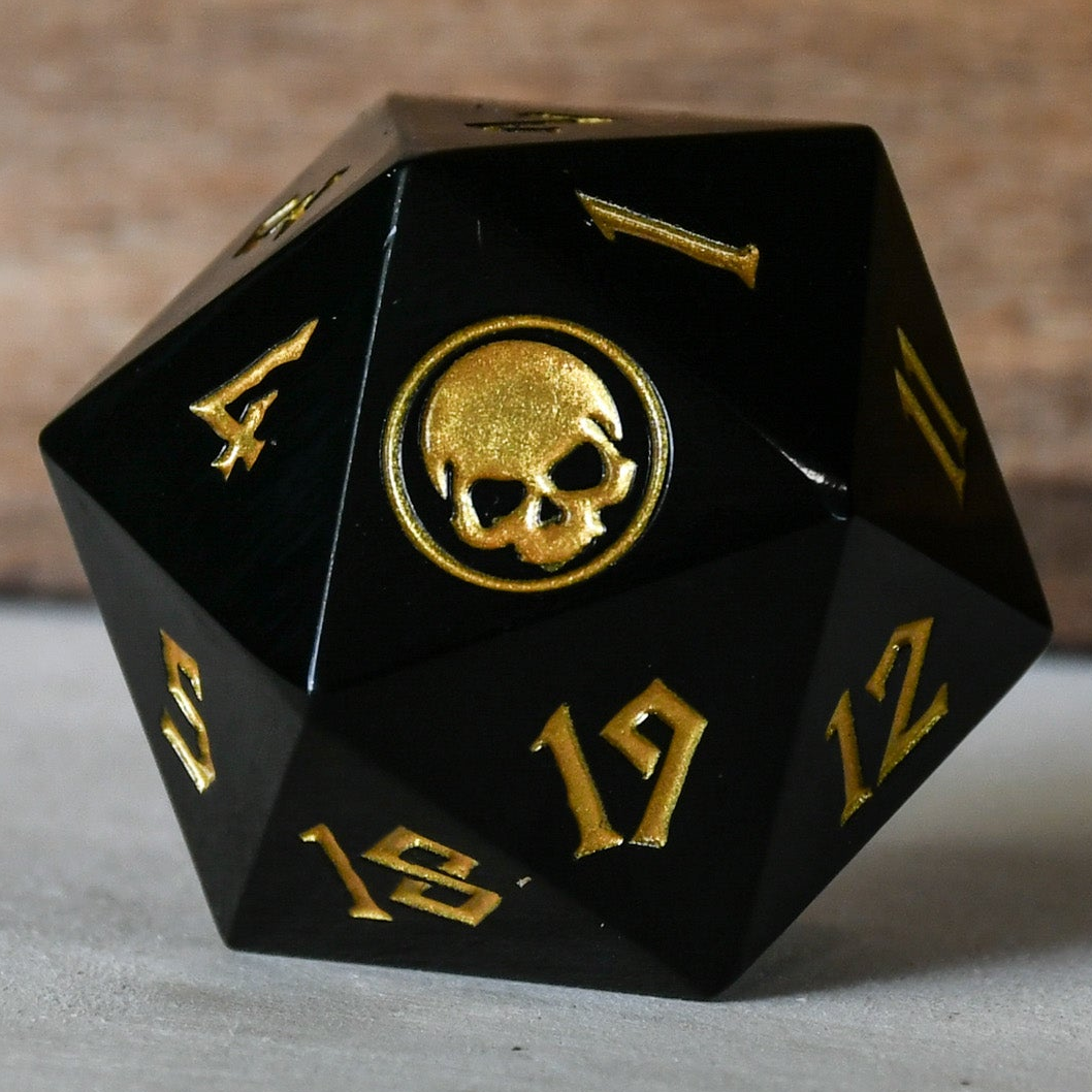 Swamp Mana Spindown D20 | MTG Life Counter