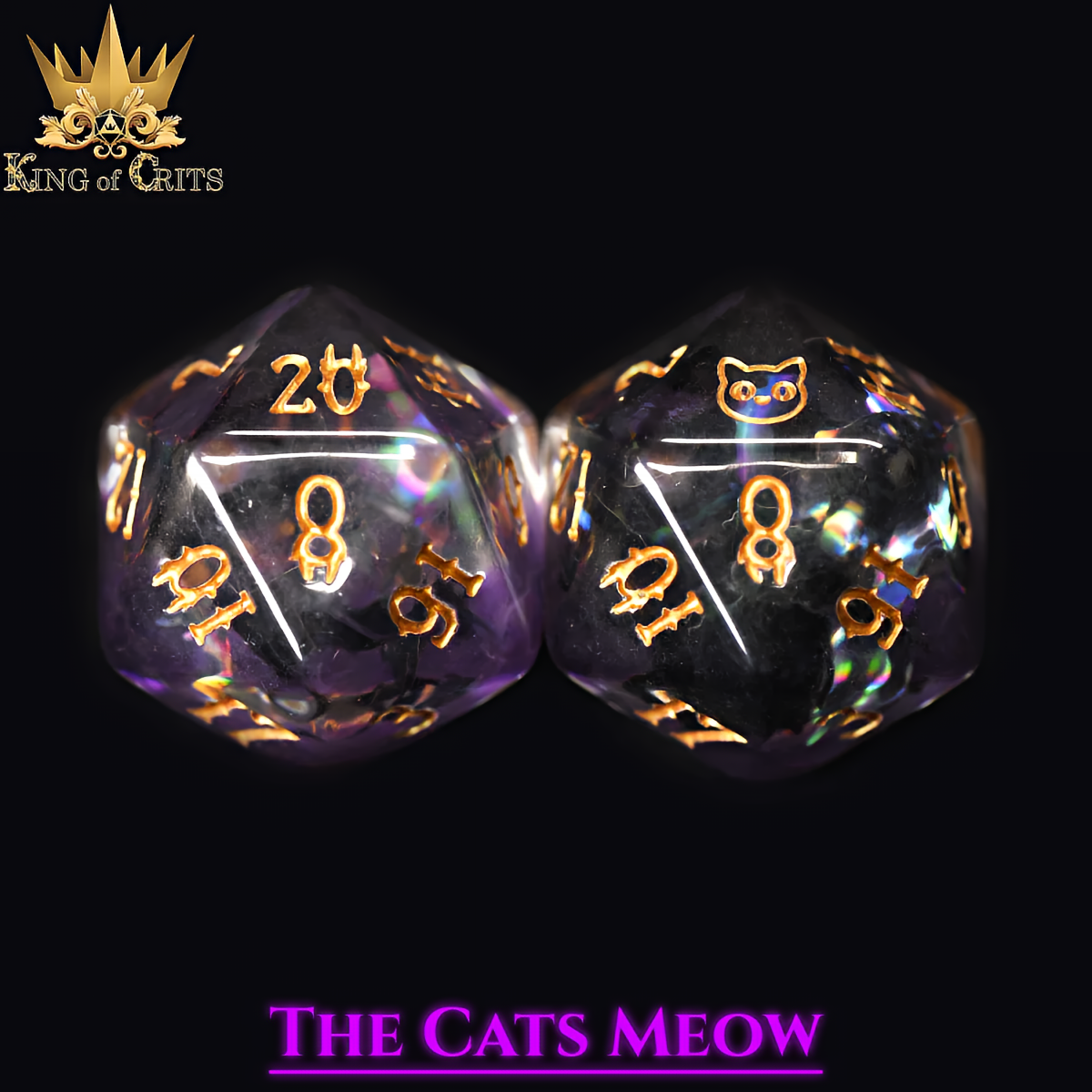 Cat's Meow Dice Set - 11-Piece Dice Set
