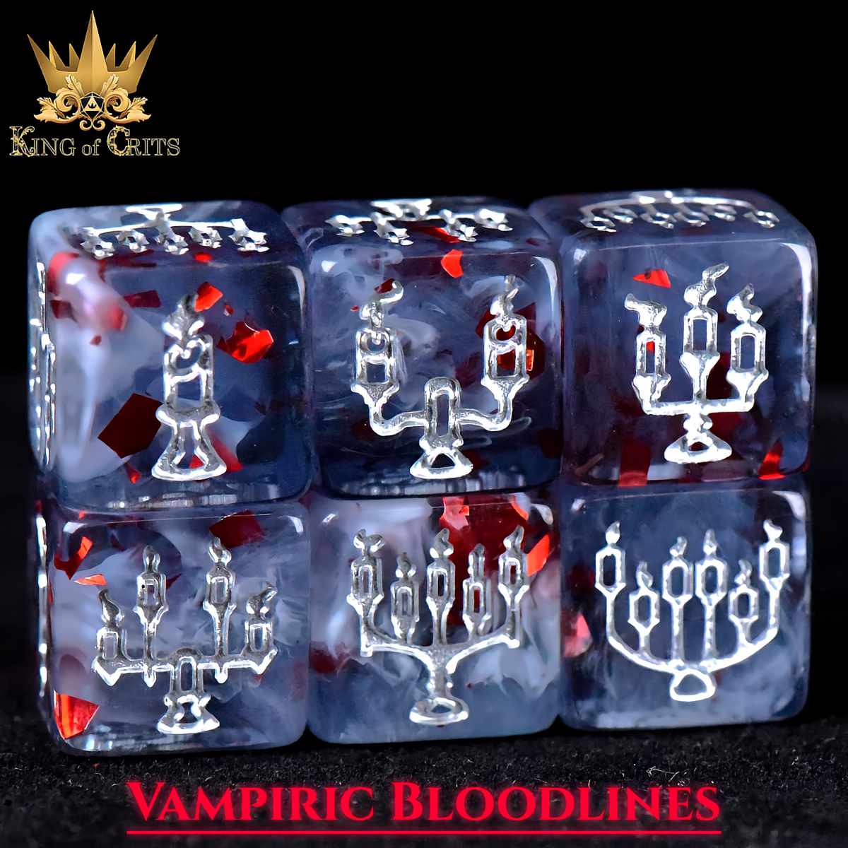 Vampiric Bloodlines Dice Set - 11-Piece Dice Set