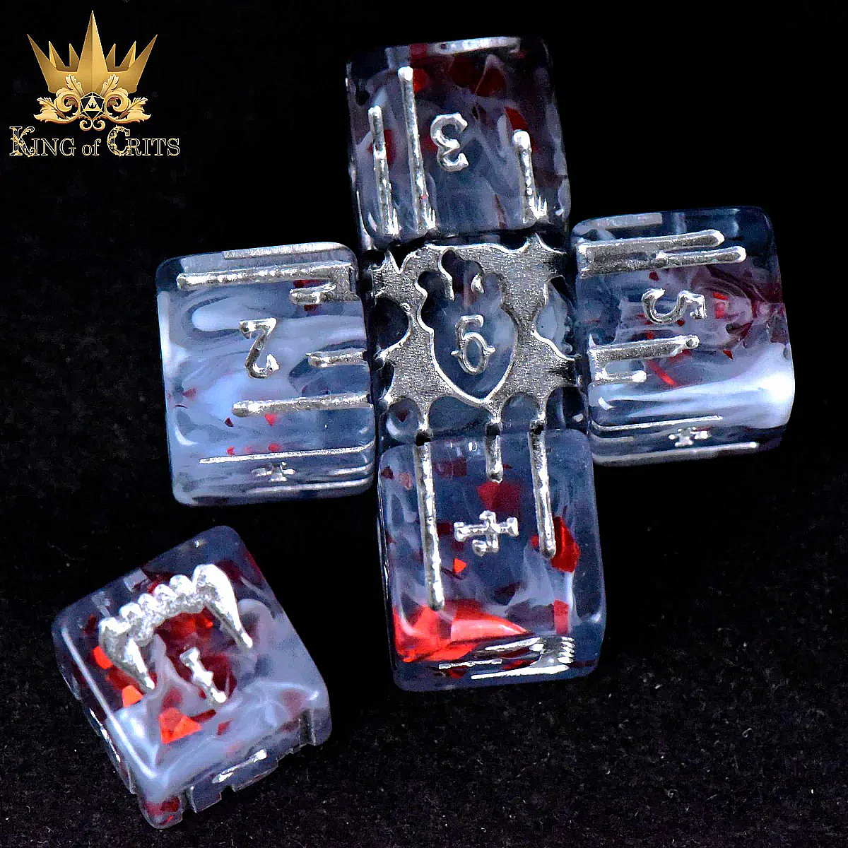 Vampiric Bloodlines Dice Set - 11-Piece Dice Set