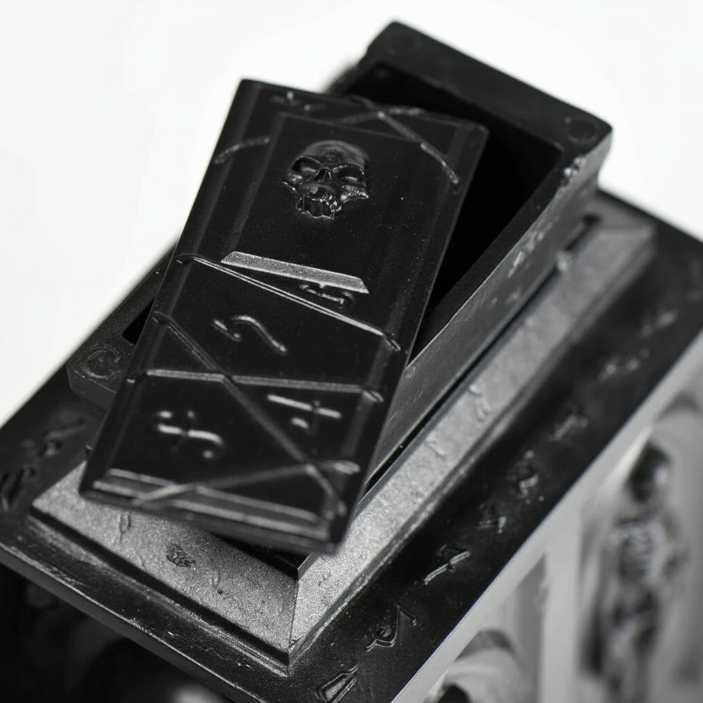 DnD Resin Dice Tower – Tomb of the Lich Design - Top Down