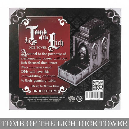 DnD Resin Dice Tower – Tomb of the Lich Design - Description
