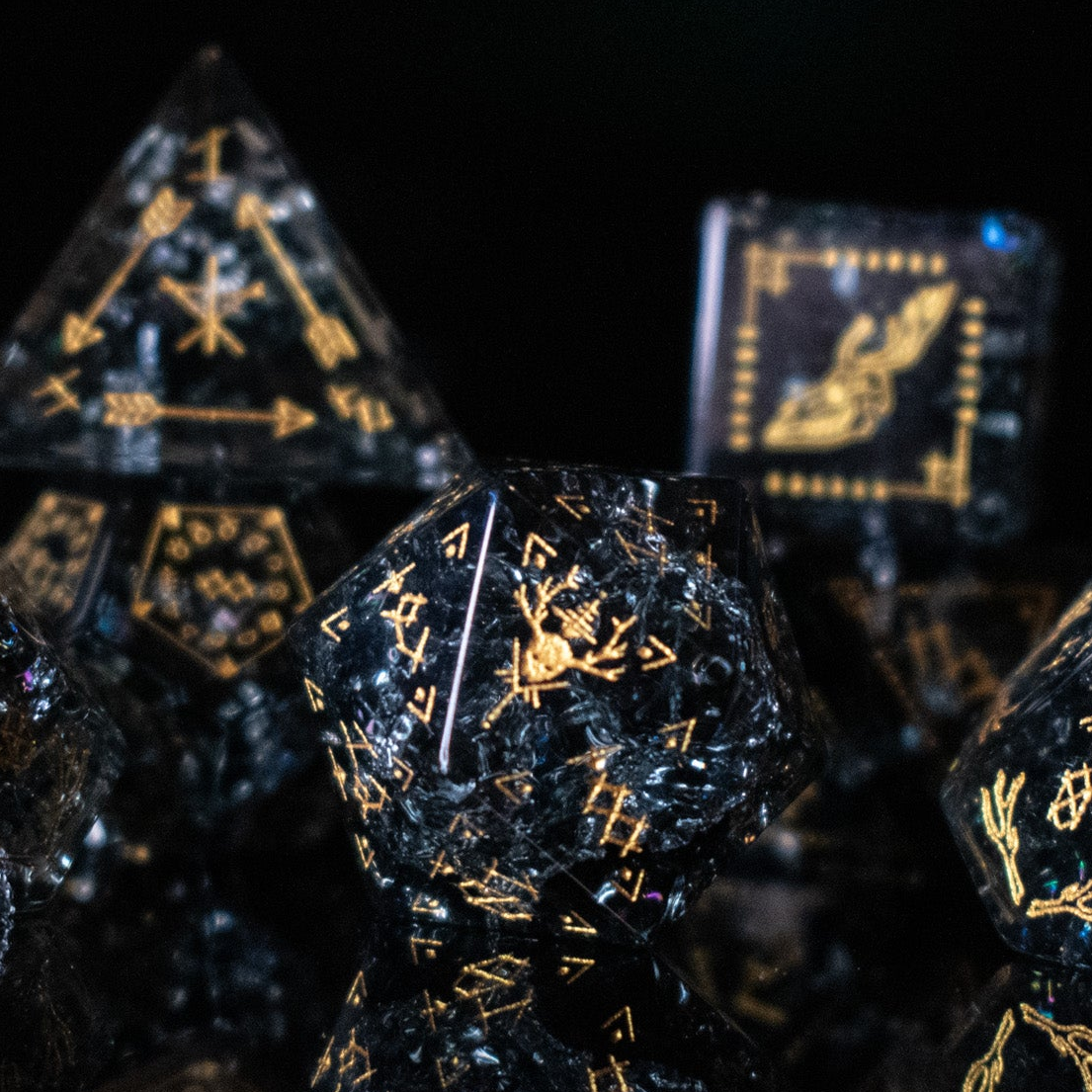 Wendigo's Hunt Glass Dice Set