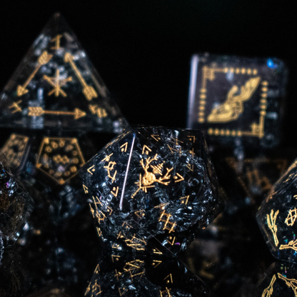 Wendigo's Hunt Glass Dice Set