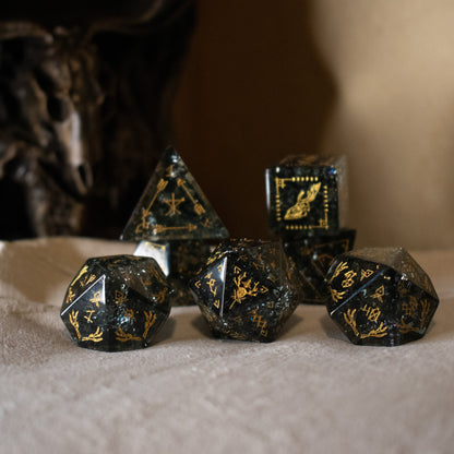 Wendigo's Hunt Glass Dice Set