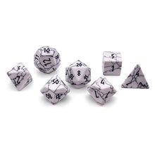 White Howlite Dice Set | Gemstone Dice
