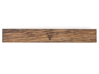 Black Limba Wolf Dice Case | Chest of Holding™