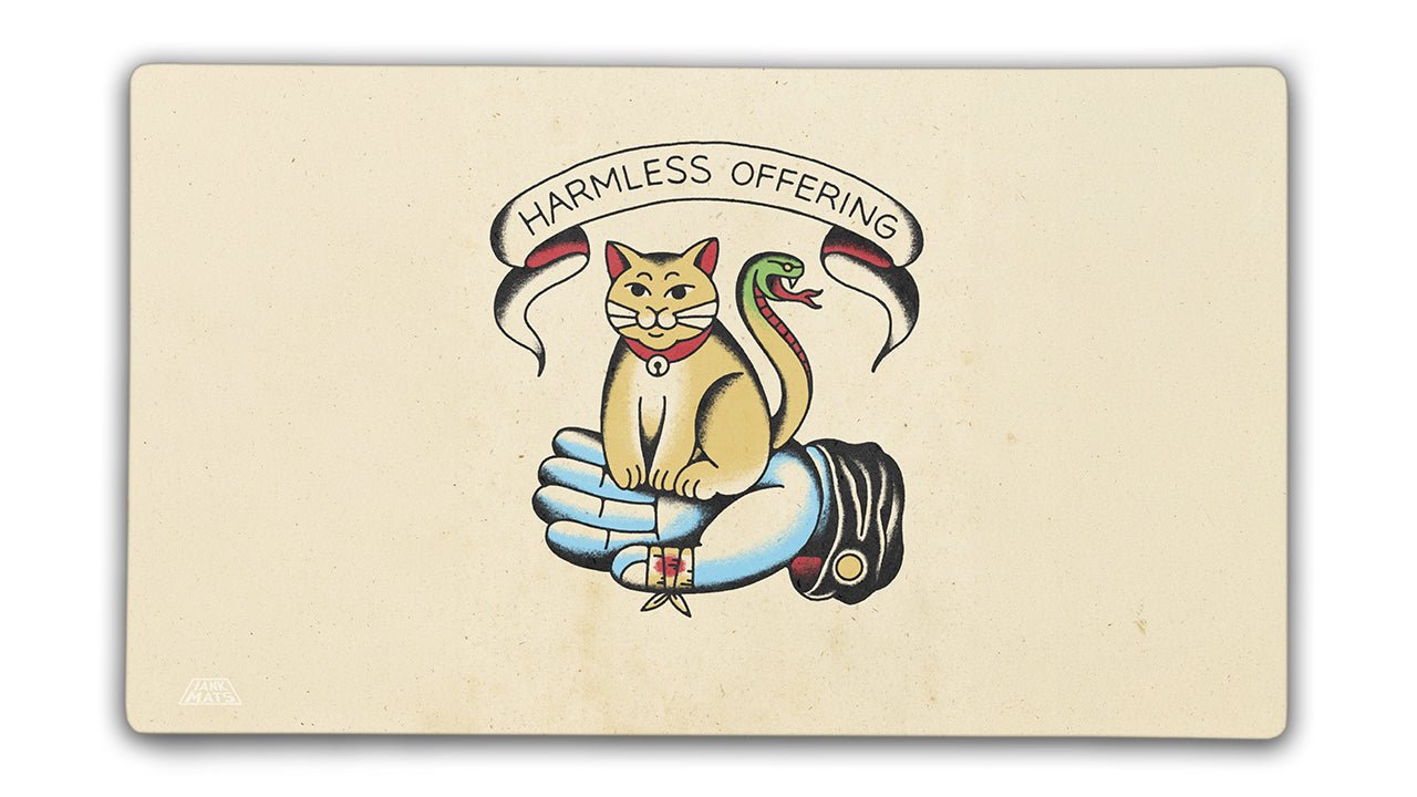 Not So Harmless Cat Playmat