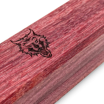 Purple Heart Wolf Dice Case | Chest of Holding™