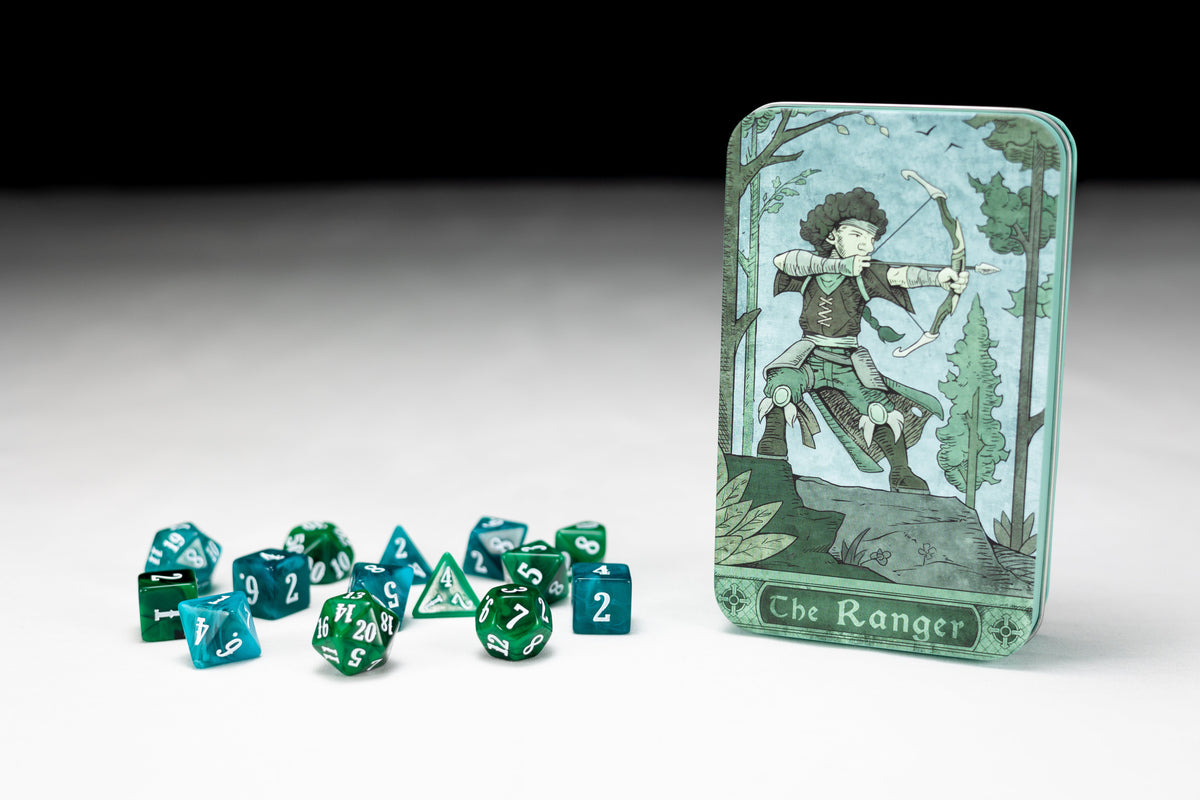 Melee Ranger Dice Set Ranger Dice Set for DnD – Class-Themed Dice | Revenant Foundry ...