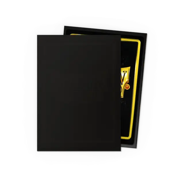 Matte Black Outer Card Sleeves Back